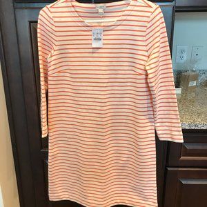 J Crew Striped Shift Dress Size XS NWT